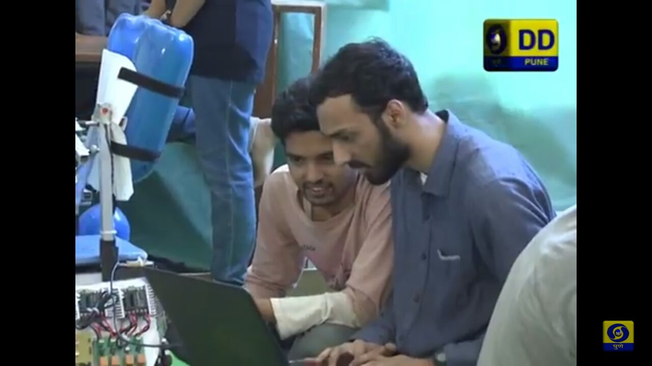 Robocon featured on Doordarshan TV